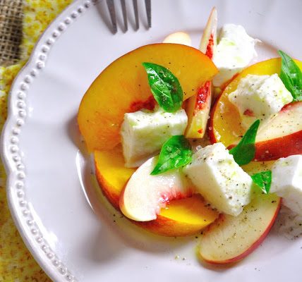 Salade de nectarines et mozzarella | Recette Santé OfficeMed